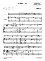 Musette - Georges Blanchet - Partition - Violon